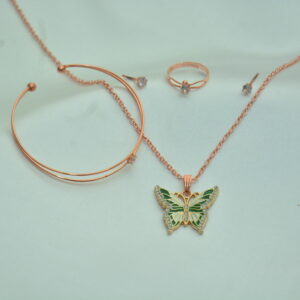 Elegant Butterfly Jewelry Set
