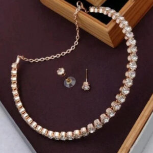 Elegent Choker Set With Earrings.