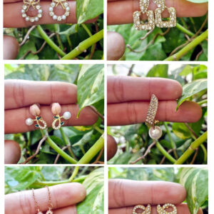 Combo of 5 Earrings & 1 Free Pendant With 1 Earring and Pendant Set.